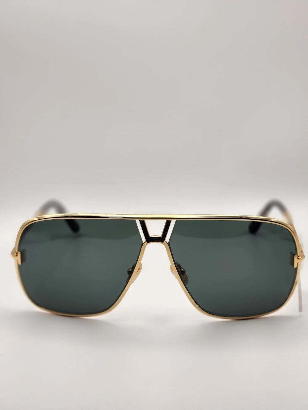Tom Ford Stavros Sunglasses Gold Aviator FT1204 With Case & Cloth